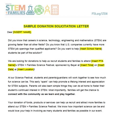 solicitation letter example|sample solicitation letters for nonprofits.